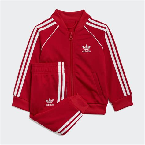 sst adidas anzug rot|adidas Adicolor SST Trainingsanzug .